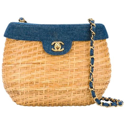 chanel vintage basket|vintage chanel handbags.